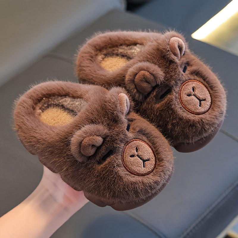 Plush Bear House Slippers