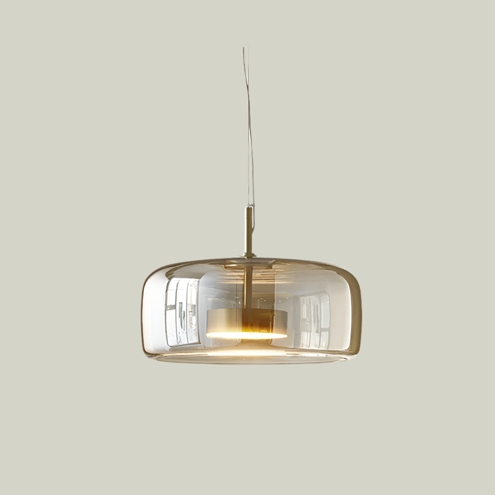 Retro Tinted Glass LED Pendant Light