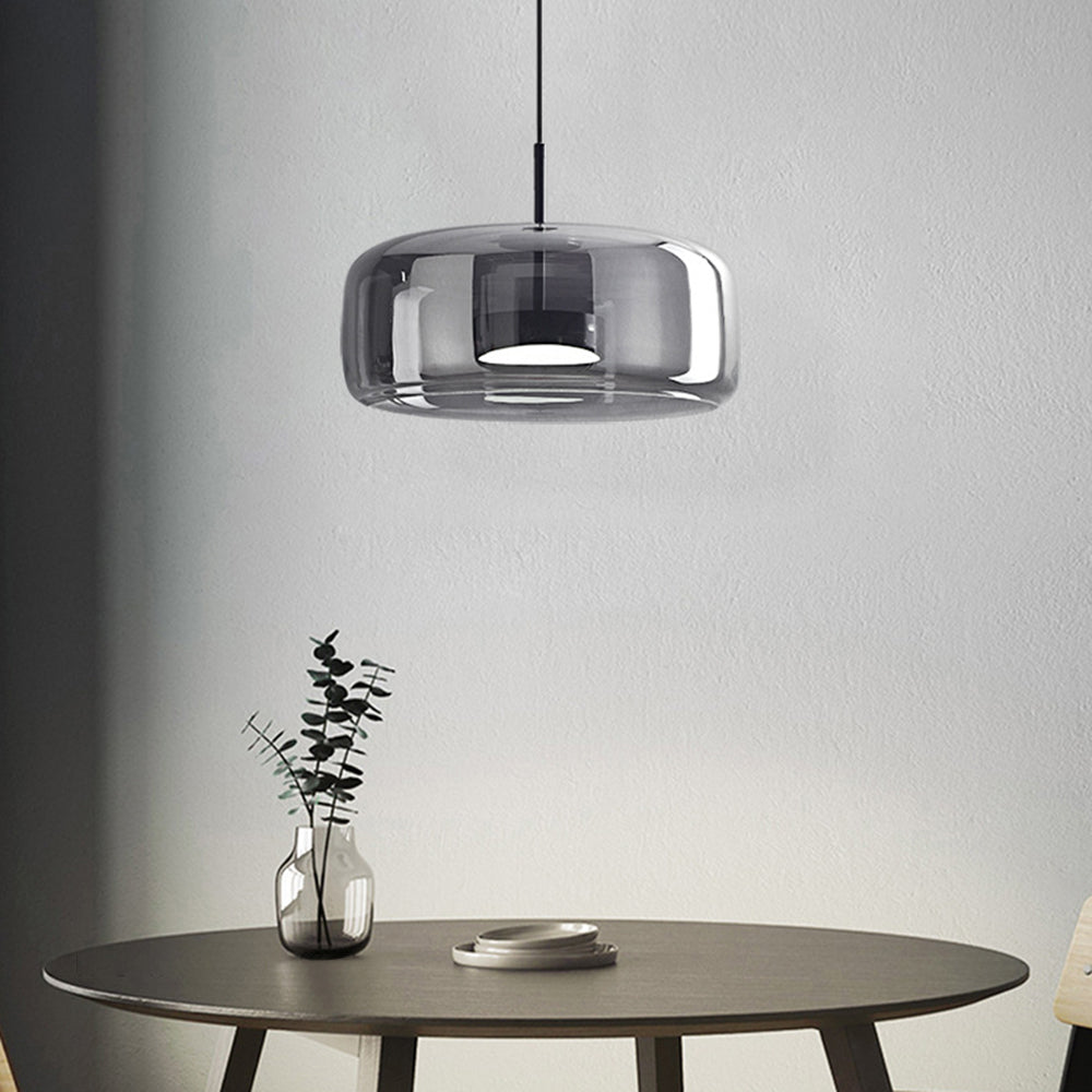 Retro Tinted Glass LED Pendant Light