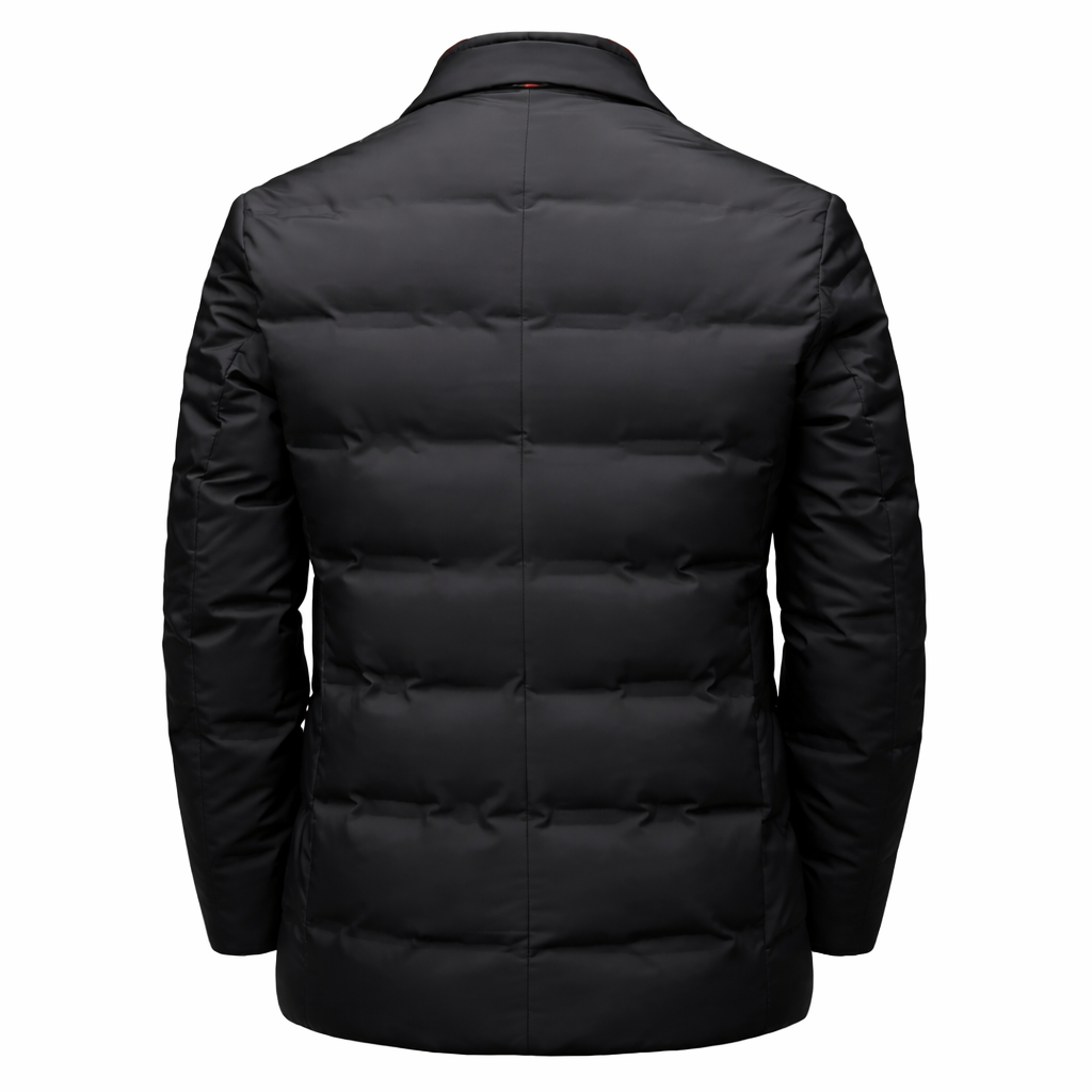 Men’s Quilted Notch Lapel Blazer