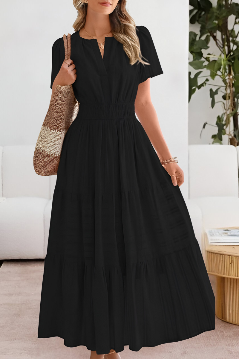 Robe d’été midi fluide pour femme