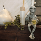 Decorative Sitting Alien Figurine