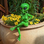 Decorative Sitting Alien Figurine