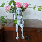 Decorative Sitting Alien Figurine