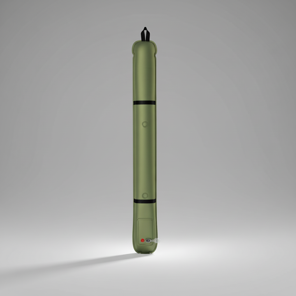 Oppustelig solcelledrevet LED-campinglampe med USB-opladning