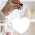 Heart-Shaped Touch-Sensitive LED Keychain Light