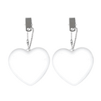 Heart-Shaped Touch-Sensitive LED Keychain Light