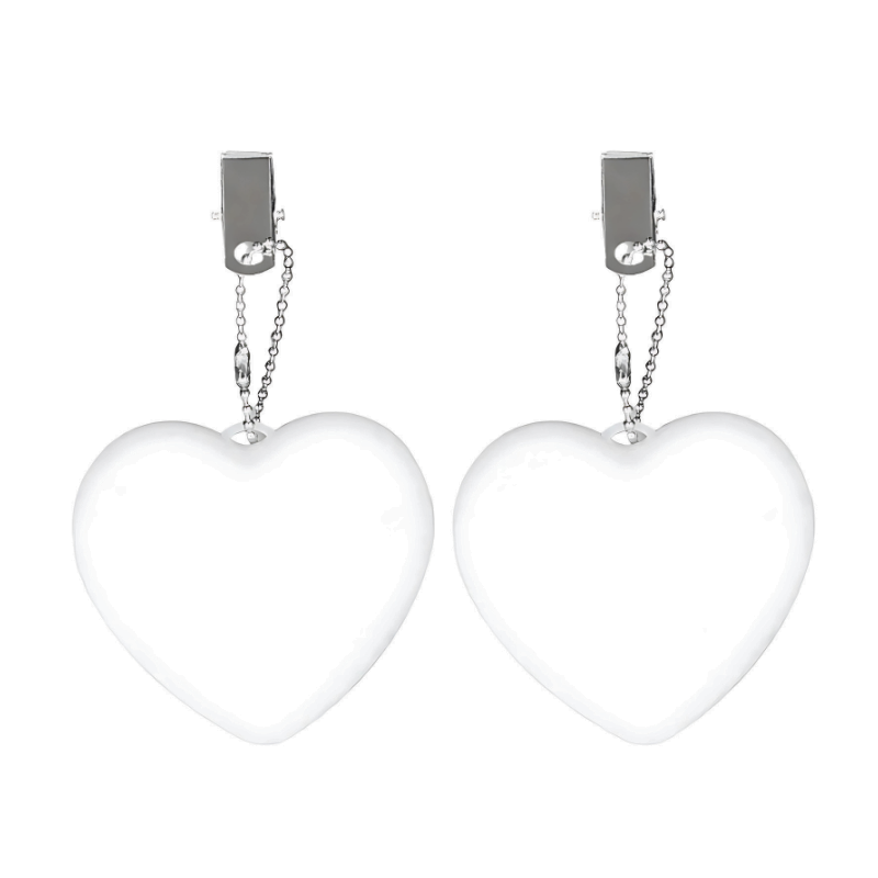 Heart-Shaped Touch-Sensitive LED Keychain Light