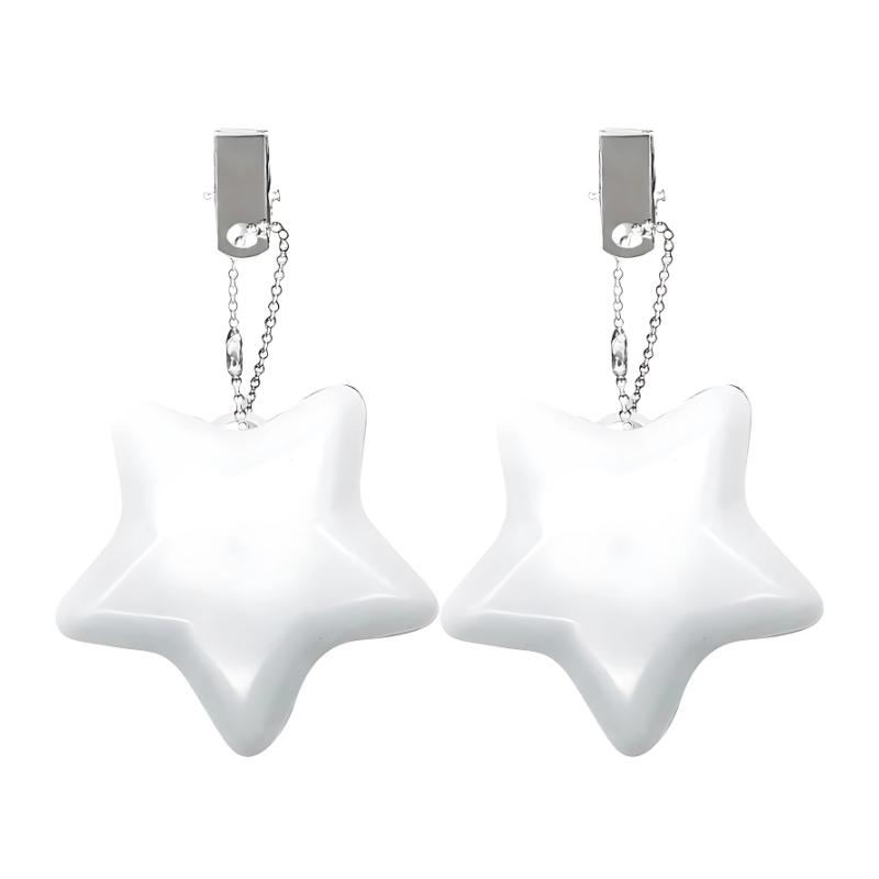 Heart-Shaped Touch-Sensitive LED Keychain Light