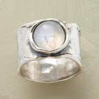 Women’s Iridescent Stone Statement Ring