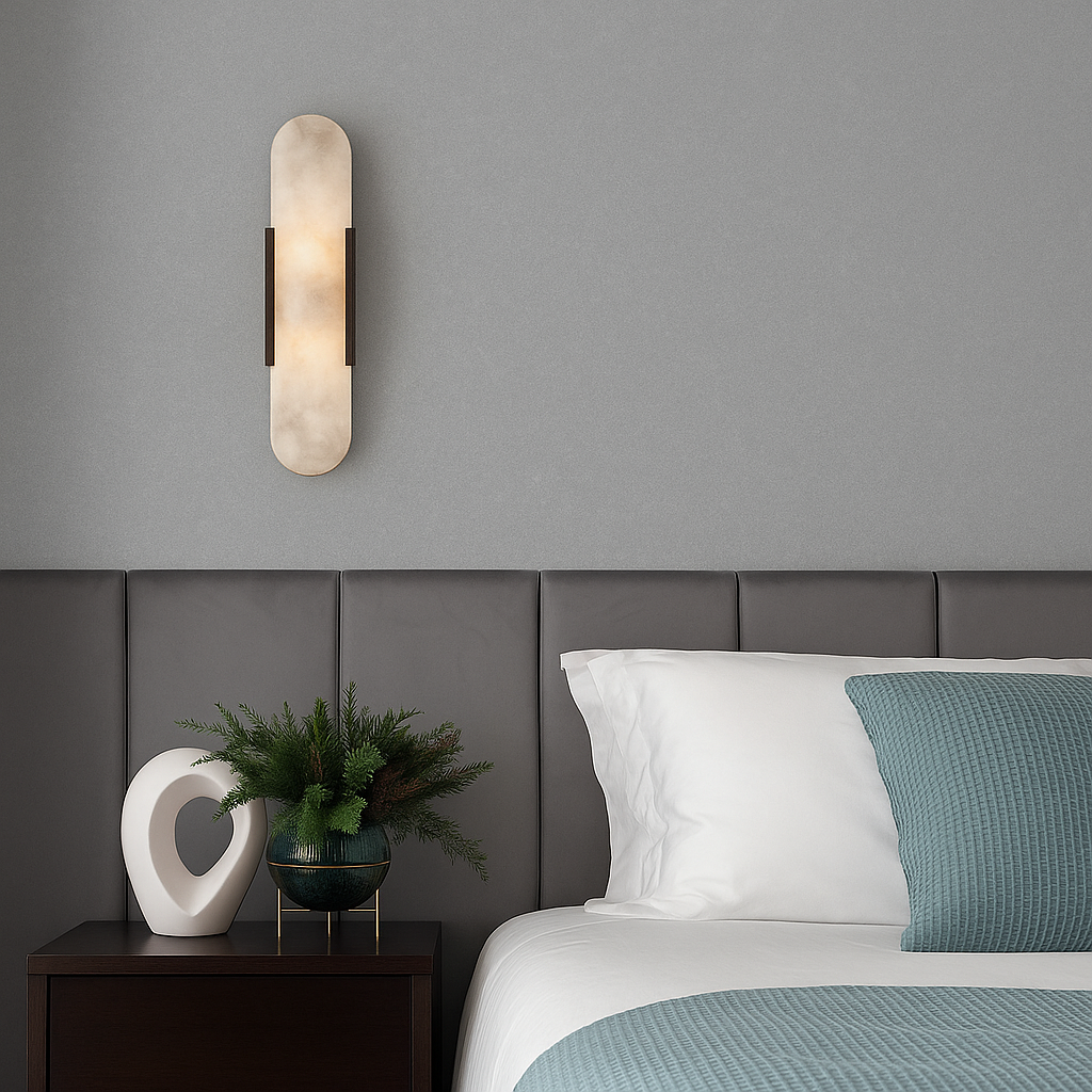 Marble Effect LED Wall Light