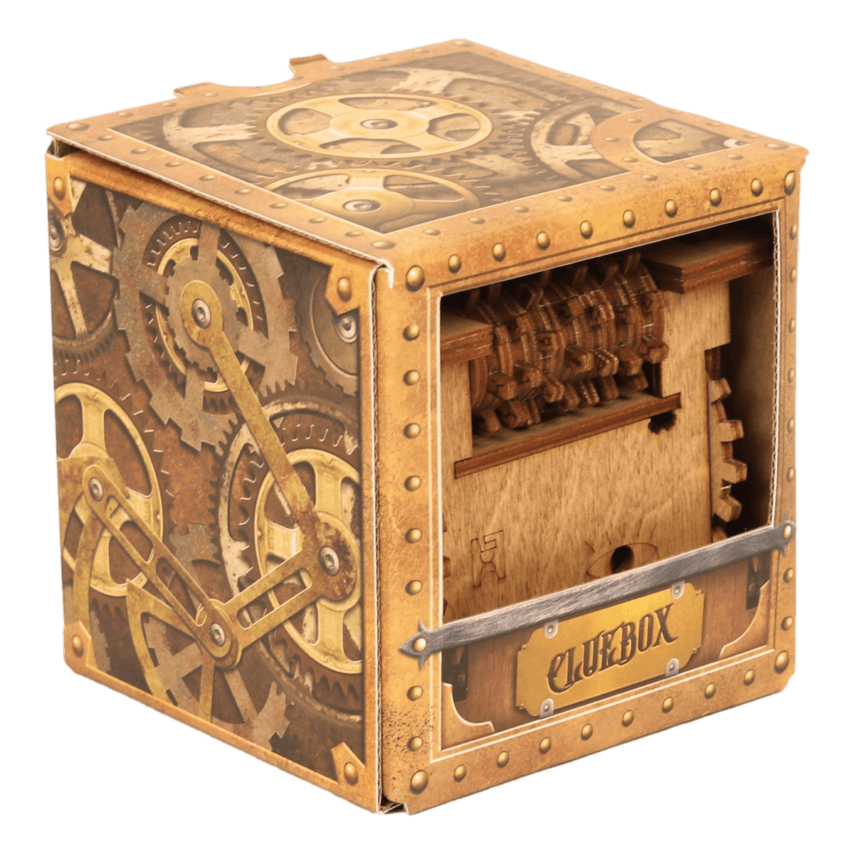 Boîte casse-tête en bois QuantumCat de type escape game