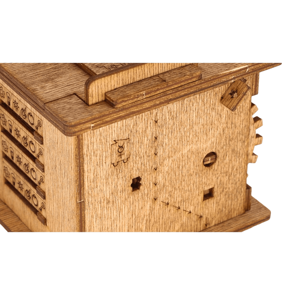 Boîte casse-tête en bois QuantumCat de type escape game