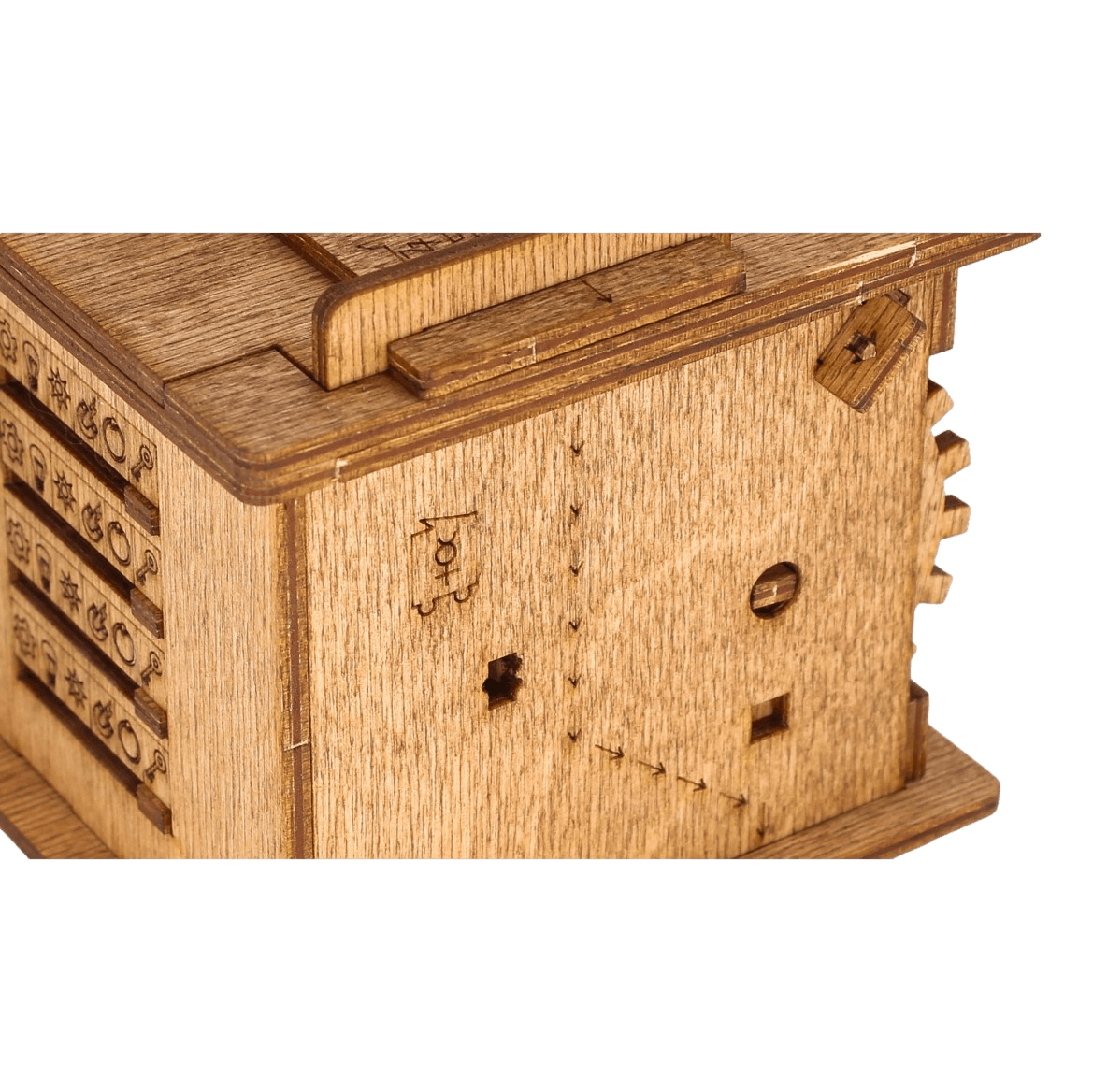 Boîte casse-tête en bois QuantumCat de type escape game