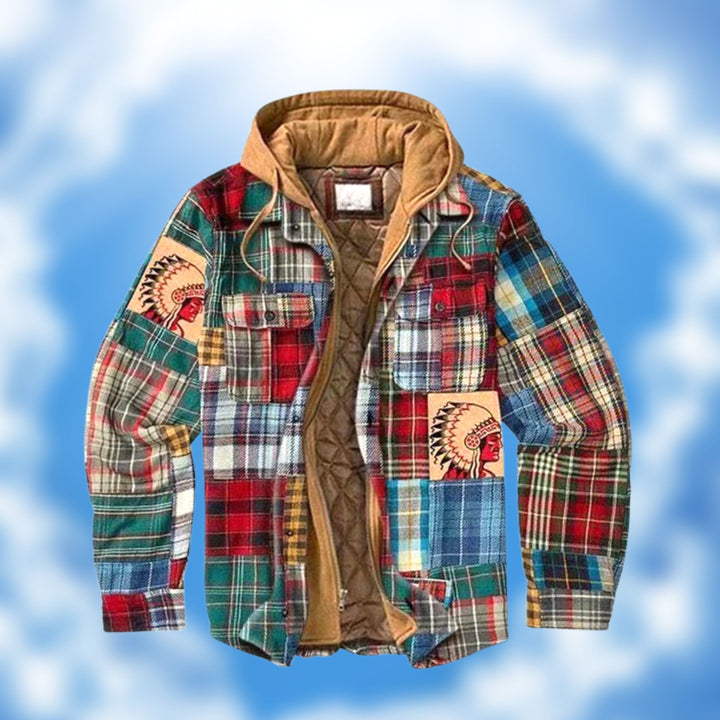 Men’s Printed Hooded Jacket