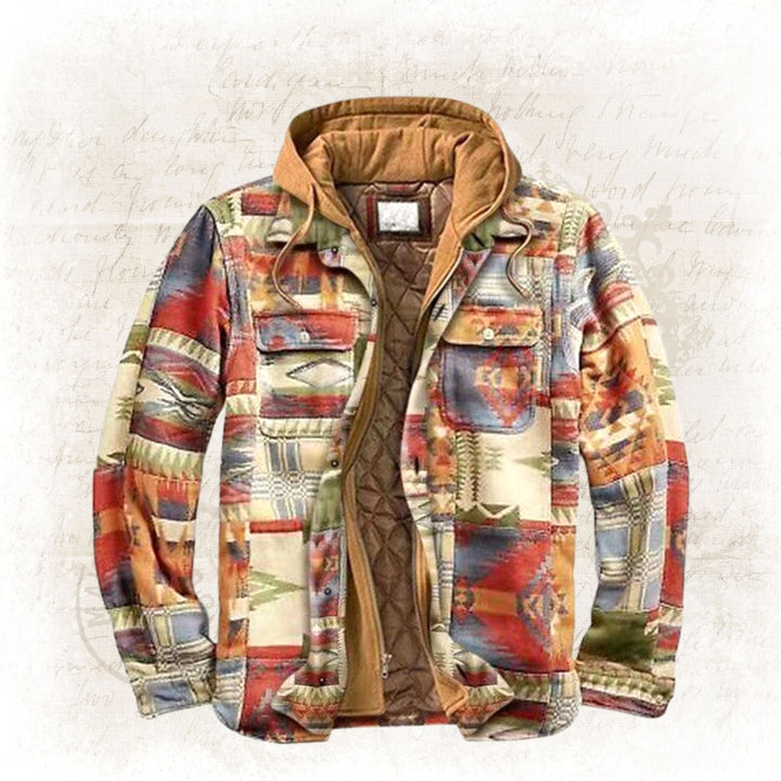 Men’s Printed Hooded Jacket