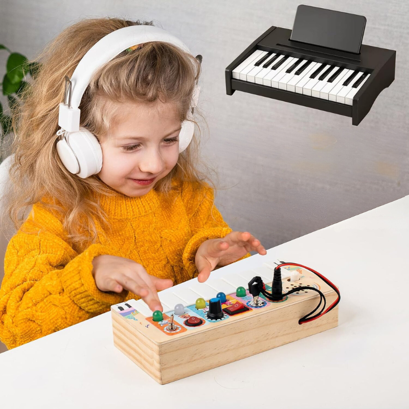 Tastiera musicale interattiva in legno MelodyPals