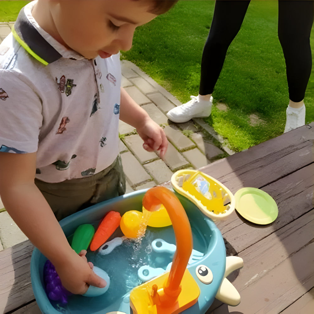 Lasten leikkikeittiön tiskiallassarja