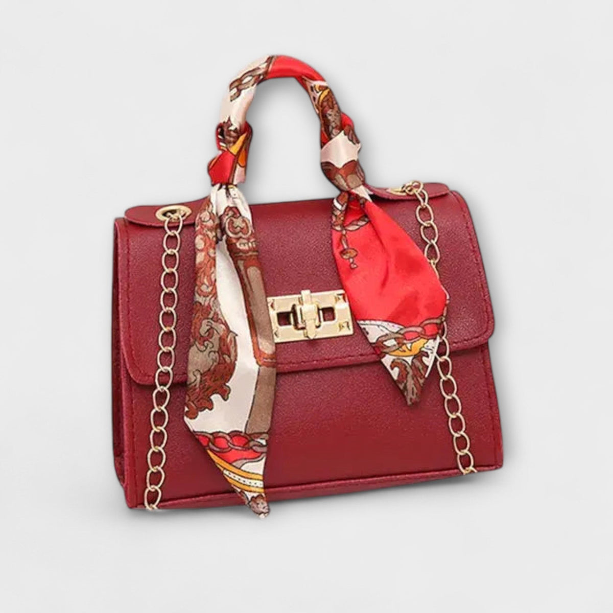 Crossbody-taske med tørklædehank til kvinder