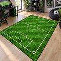 Football Pitch Area Rug