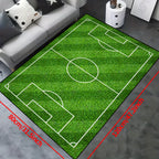 Football Pitch Area Rug