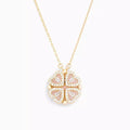Women’s Four-Leaf Heart Pendant Necklace