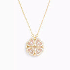 Women’s Four-Leaf Heart Pendant Necklace