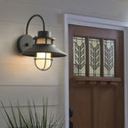 Industrial Outdoor Cage Wall Light