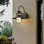 Industrial Outdoor Cage Wall Light