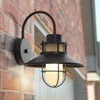 Industrial Outdoor Cage Wall Light