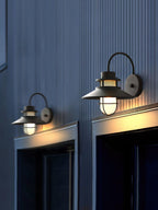 Industrial Outdoor Cage Wall Light