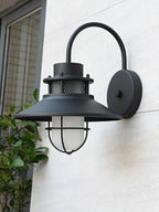 Industrial Outdoor Cage Wall Light