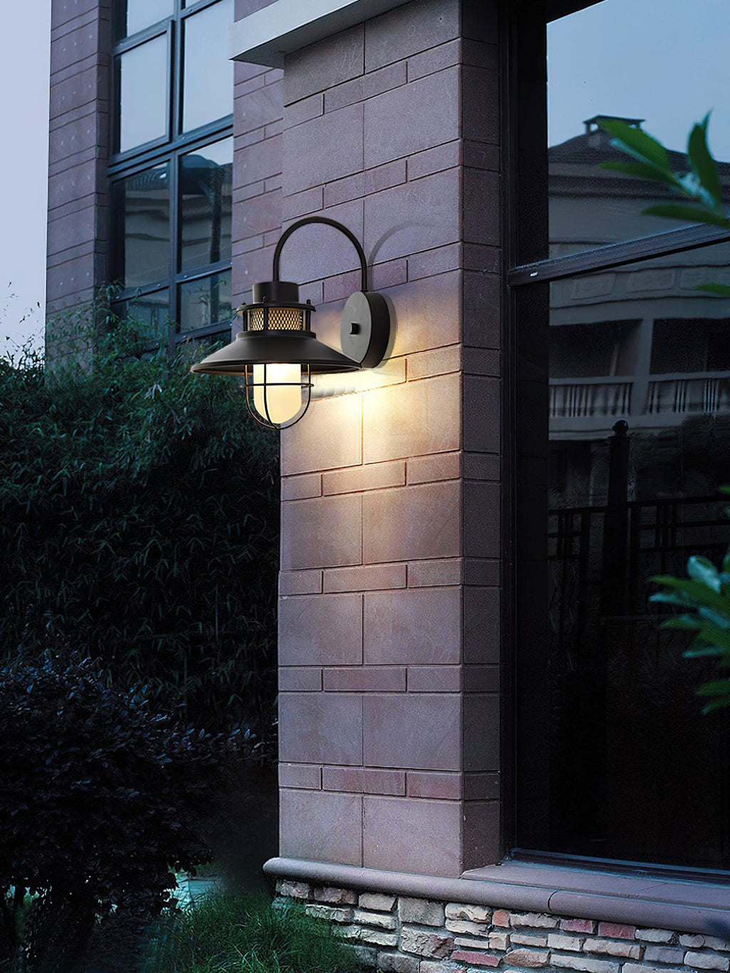 Industrial Outdoor Cage Wall Light