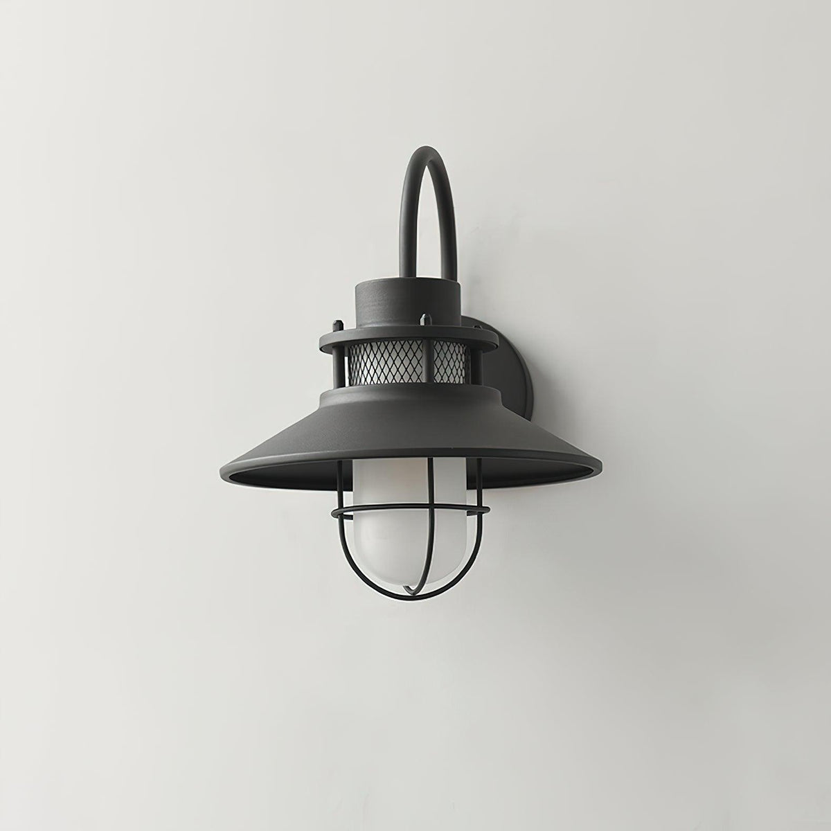 Industrial Outdoor Cage Wall Light