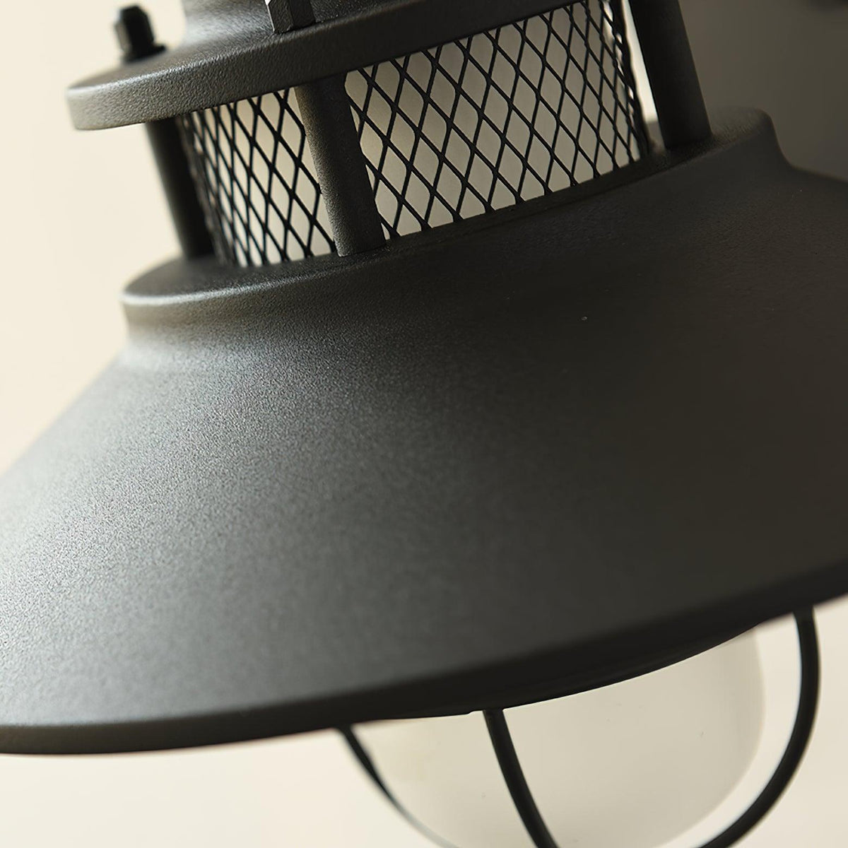 Industrial Outdoor Cage Wall Light
