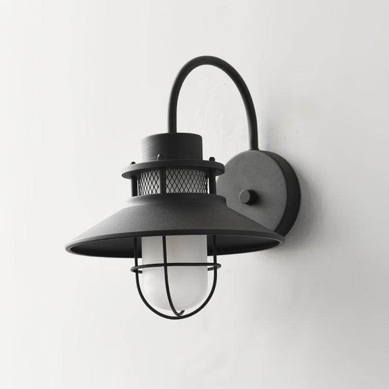 Industrial Outdoor Cage Wall Light