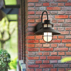 Industrial Outdoor Cage Wall Light