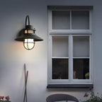 Industrial Outdoor Cage Wall Light