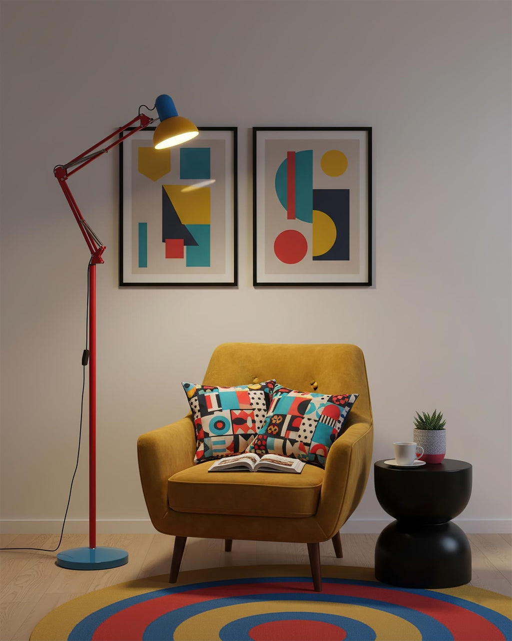 Adjustable Arm Floor Lamp