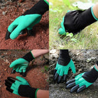 Gants de jardinage avec griffes de creusage
