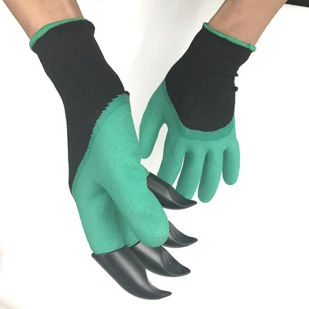Gants de jardinage avec griffes de creusage