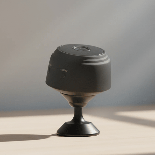 1080p mini-sikkerhedskamera med nattesyn og 150° vidvinkel