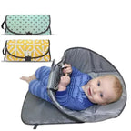 3-in-1 Portable Padded Baby Changing Mat with Fold-Up Sides