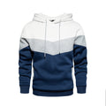 Sweat à capuche à enfiler pour homme, à couleurs contrastées
