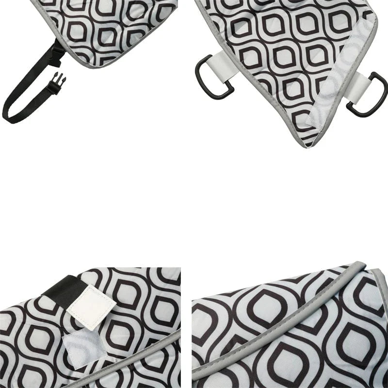 3-in-1 Portable Padded Baby Changing Mat with Fold-Up Sides