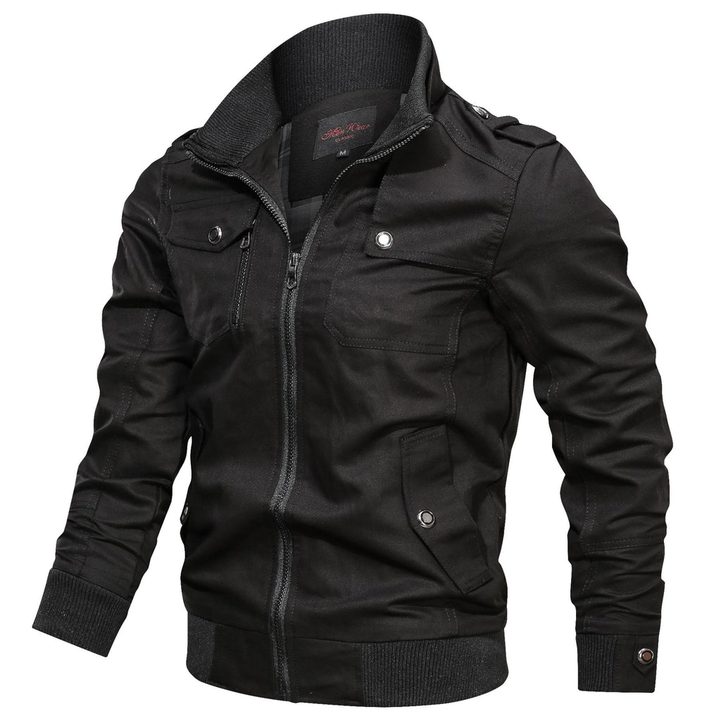 Chaqueta de campo de hombre con cuello alto