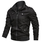 Chaqueta de campo de hombre con cuello alto