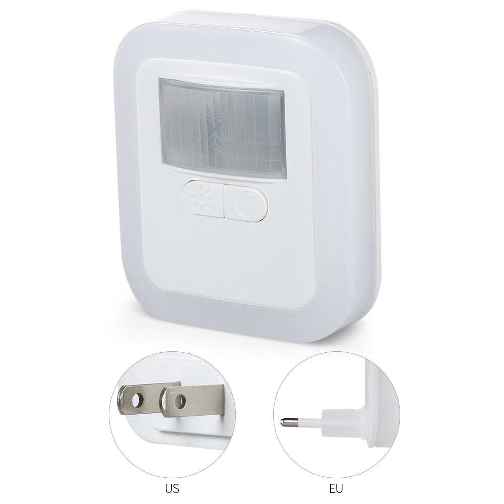 LED-natlampe med bevægelsessensor