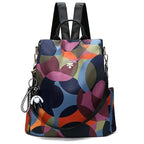 Abstract Print Anti-TheftConvertible Backpack