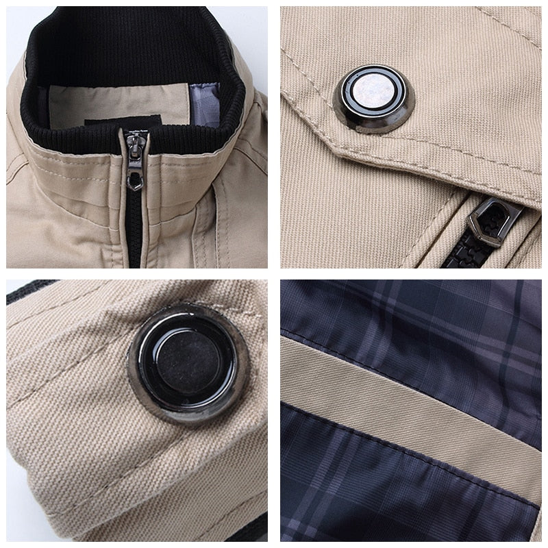 Men’s Stand Collar Field Jacket